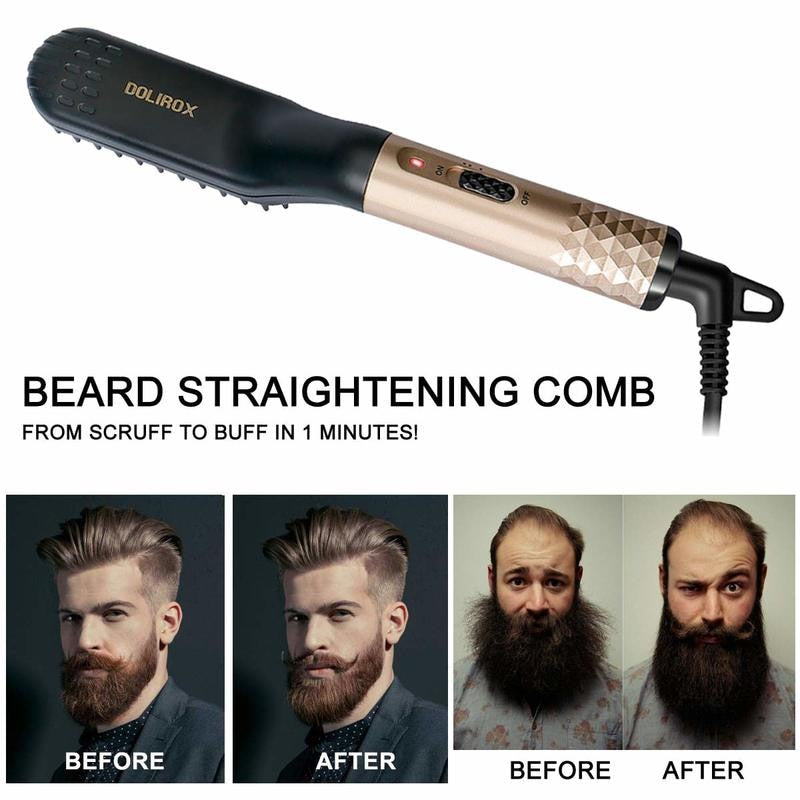 Professional  HeatedHair/Beard Straightener (Travel Friendly)